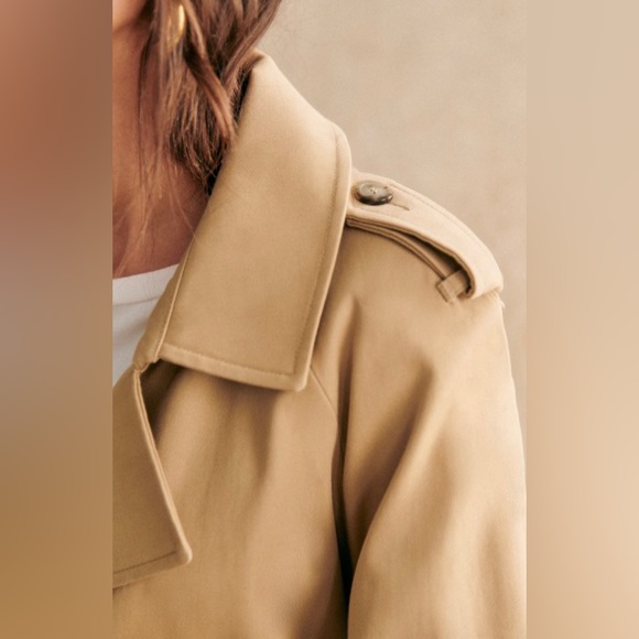 Sezane Scott Trench Coat - Picture 14 of 16
